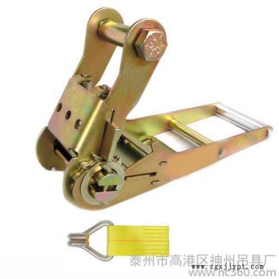 【神州吊具**棘轮式拉紧器  汽车货物栓紧器 汽车轮胎捆绑器  收紧器 物流运输 仓储货物固定专用棘轮收紧器防风带图4