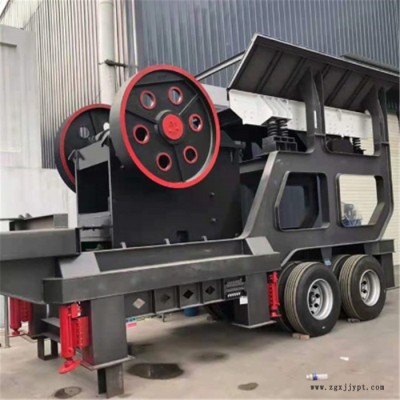 双跃 轮胎式移动破碎机 鄂式移动破碎机 大型移动破碎机图7