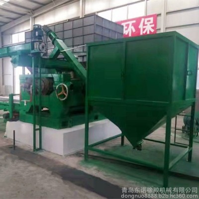 厂家供应 青岛东诺橡胶机械 XKP-710 废旧轮胎处理设备 拉丝机  轮胎分解 裂解设备 低温破胶机图5