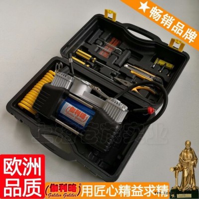 脚踏汽车打气泵 双缸汽车轮胎充气泵 车用轮胎充气泵 星壹图3