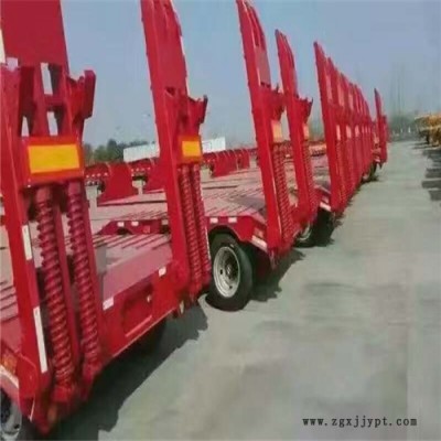 10米三桥高低轮胎外露的235轮胎拉工程机械的低平板duoshao钱一辆图5