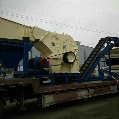 郑州轮胎式建筑垃圾破碎机移动破碎建筑垃圾破碎机出粉率高的建筑垃圾破碎机图2