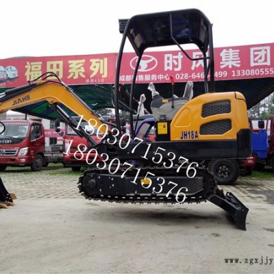 挖掘机，小型挖掘机四川总代理嘉和JH18履带式，轮胎式挖掘