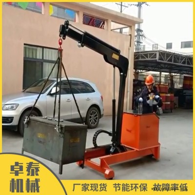 抓斗式液压小吊机 卓泰厂家1500型轮胎小型起重机 支持定制图5