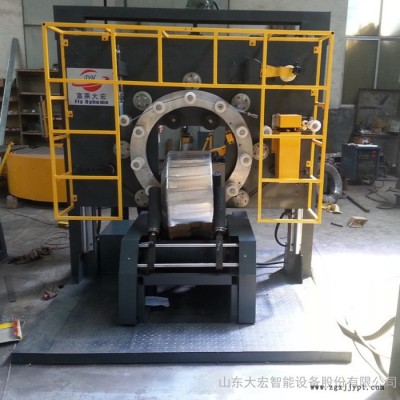大宏H600L 轮胎环体裹包机 轮胎打包机钢带铁丝软管自动环形缠膜机缠绕膜贴标包装机图2