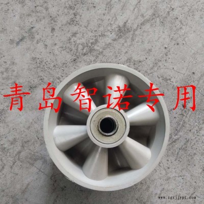 9寸 胶粉轮手推车厂家 手推车轮胎厂家图3
