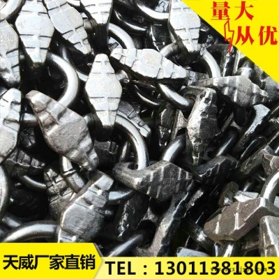 天津天威6吨重压路机26.5-25高密度锻造方块轮胎保护链  品质保证  **  天威专属定制保护链图3