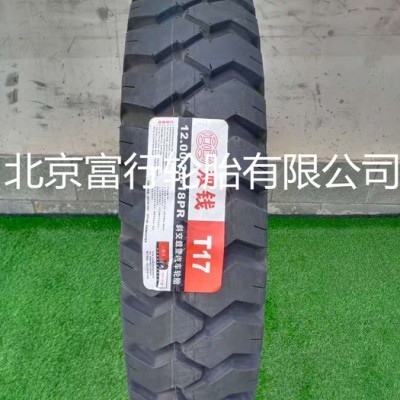 双钱1200-20   T17 斜交载重汽车轮胎  双钱轮胎块花1200-20  工程轮胎 全钢轮胎  双钱轮胎批发图2