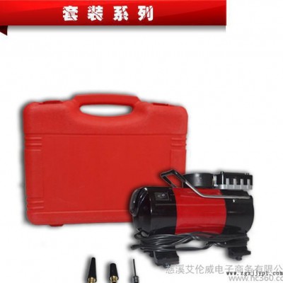 随车应急便携式车载充气泵汽车点烟器12V汽车轮胎打气筒带LED灯图2