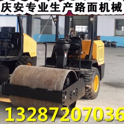 开着是味的3.5吨压路机 柴油轮胎式路机 座驾式振动压路机厂家图1