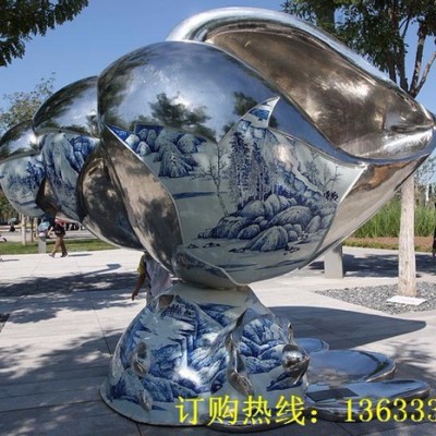 河南康大雕塑可定制不锈钢轮胎雕塑不锈钢雕塑效果图图7