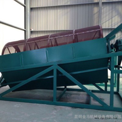 金马牌新型筛沙筛石子设备 昆明自动筛石机 云南无轴轮胎传动滚筒昆明金马机械图2
