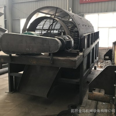 金马牌新型筛沙筛石子设备 昆明自动筛石机 云南无轴轮胎传动滚筒昆明金马机械图4