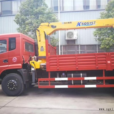 山东随车吊自卸车蓝牌货车 宽轮胎随车吊 随车吊图片大全高清照图3