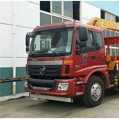 山东随车吊自卸车蓝牌货车 宽轮胎随车吊 随车吊图片大全高清照图7