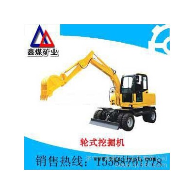 轮胎式挖掘机 全液压轮式挖掘机,小型挖掘机，轮式挖掘机图1