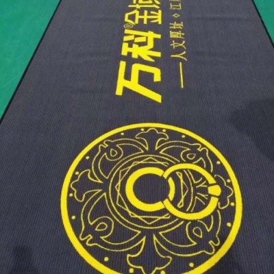 华踏地毯 HT069 商用地毯logo刻字地垫定制  商务中心办公大楼门口地垫  菠萝纹轮胎纹防滑除尘垫易冲洗图6