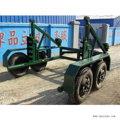 淮北市140管多功能绞线车4轮胎 10吨加固放线拖车图3