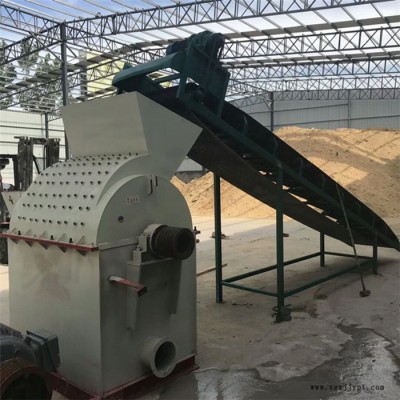 600-1500型多功能木材粉碎机 大型锯末 粉碎机 木材刨花机 轮胎式树根破碎机 圆木切段机图3