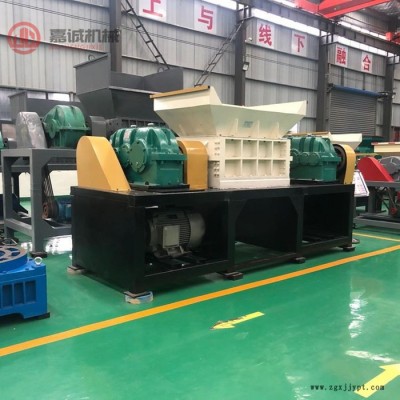 嘉诚800型塑料撕碎机 废钢塑料废旧轮胎撕碎机 大型撕碎设备图2