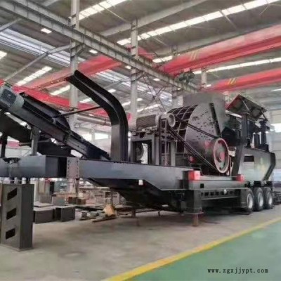 建筑垃圾移动破碎站 大理石轮胎式移动破碎站 流动碎石机 专业生产移动破碎站厂家图5
