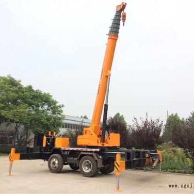小型6吨四不像自制吊车 20吨轮胎式越野吊车起重机 后八轮自制吊车 **图8