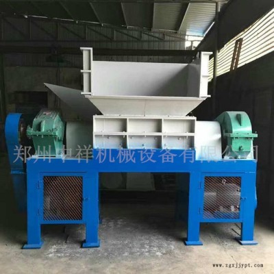 塑料编织袋薄膜破碎机 木材轮胎粉碎机 废金属废钢易拉罐双轴撕碎机图2