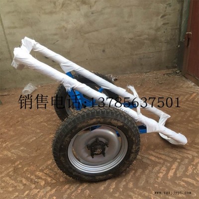 刻发600-10飞机轮胎电力炮车 电线杆运杆车 下置式运杆炮车图2