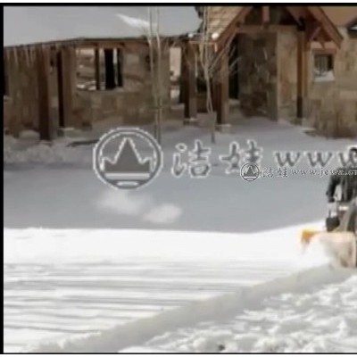 扫雪车厂家CUB品牌机型STM945双轮胎防滑小型扫雪车 助力转向单手控制 遥控抛雪筒手柄加热功能图7