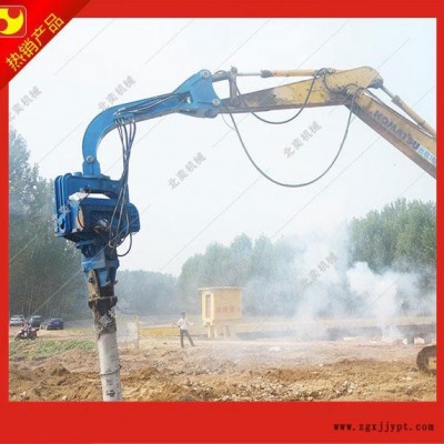 轮胎式打桩机_BY-VH250打桩机行业_北奕机械_【8m桩3分钟一根】图2
