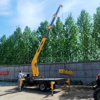 3吨三轮随车吊 轮胎式三马子随车吊小型农用三轮随车吊园林移树吊图8