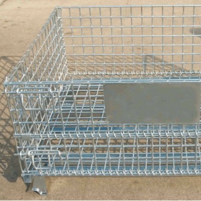 供应仓储笼、蝴蝶笼、美固笼、料筐、料箱、铁板箱、巧固架、手推车、堆垛架、料架车、物流台车、轮胎架、工位车、网格箱图1