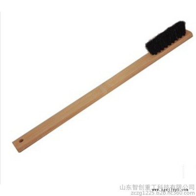 智创ZC-051型长柄竹片刷 毛钢铃刷 竹柄猪毛刷 轮胎刷 轮毂刷 刚铃清洁洗车刷图2
