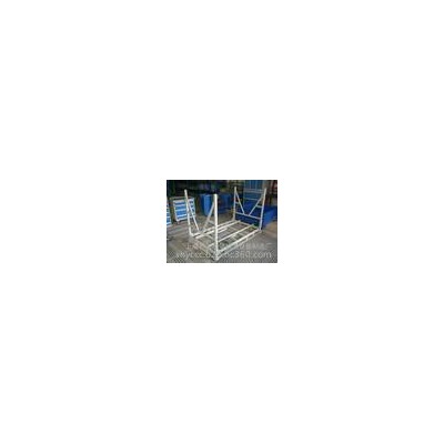 供应布匹架、PU膜料架、尼龙圈架、堆垛货架、料架车、堆叠架、铁板箱、物流台车、轮胎架、工位车、地堆、金属周转筐图2