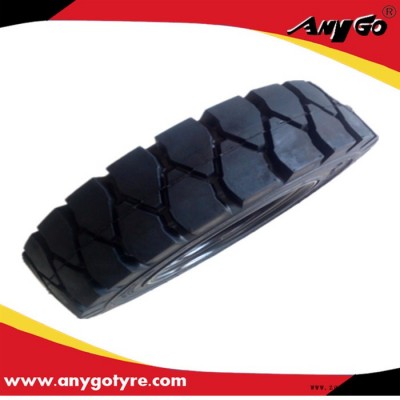 厂家直供AnyGo品牌4.00-8扫地车实心轮胎及登高车实心轮胎 含轮辋