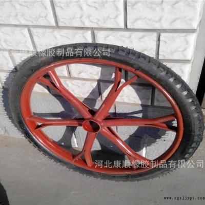 农用机械橡胶制品 人字花轮胎 实心轮胎图2