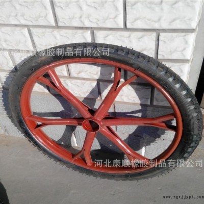 农用机械橡胶制品 人字花轮胎 实心轮胎