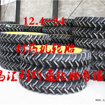 厂家供应打药机轮胎12.4-54 人字花纹 充气轮胎 农用机械轮胎