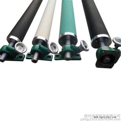 【鸿涛辊业】轻质铝轴硅胶弯辊 适用于塑料机械无纺布等高速运转环境图2