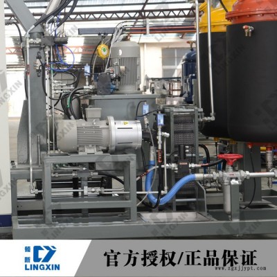 供应领新聚氨酯汽车引擎罩盖板PU发泡机   高压发泡机图3