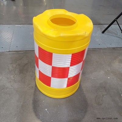 达普  DP 吹塑防撞桶 反光塑料隔离墩 道路隔离防撞桶 道路交通设施图2