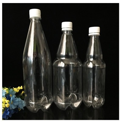 铭诺 塑料啤酒瓶厂家 透明茶色塑料啤酒瓶 1000毫升塑料啤酒瓶 500ml塑料啤酒瓶图1
