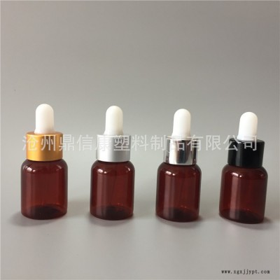 鼎信康塑料瓶厂家直销 塑料精油瓶 茶色50ml塑料精油瓶 化妆品包装容器 25ml塑料滴灌瓶图2
