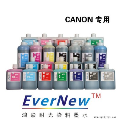 鸿盛EverNew适用于CANON大幅面 高耐光抗UV染料墨水