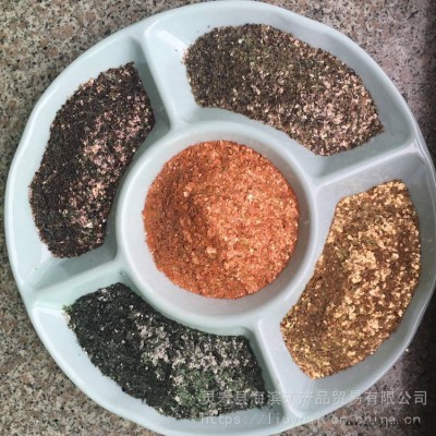 供应内墙漆用天然岩片 绿色复合岩片 天然云母片图2