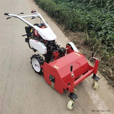 园林农业灭草机 手推式农田荒地除草机 轻便式汽油粉碎草机价格图1