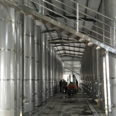 储水罐立式大型 各种型号 恒诚 不锈钢储酒罐 304不锈钢储蓄罐 10吨常备容器图2