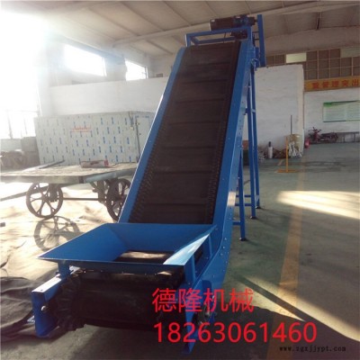 德隆dl-1165集装箱装车机爬坡橡胶带输送机流水线设备注塑机传送带漏斗式 集装箱装车机爬坡机图5