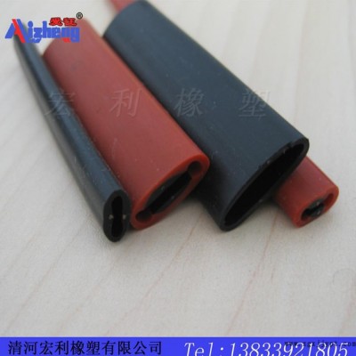 **硅胶密封条 安全接触信号带 新型硅胶导电橡胶带 遇阻反弹图1