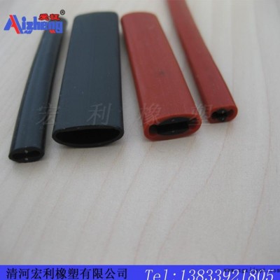 **硅胶密封条 安全接触信号带 新型硅胶导电橡胶带 遇阻反弹图3